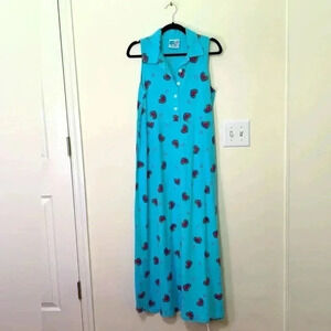 Zip Code 100% Cotton‎ Heart Maxi Dress